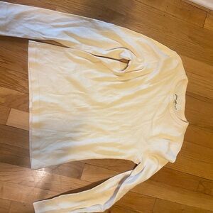 Eddie Bauer yellow casual top/ good condition.